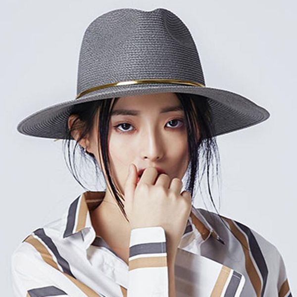 stingy brim hats 2021 summer women toquilla straw panama sun hat for elegant lady queen floppy wide bobo sunbonnet beach fedora cap, Blue;gray
stingy brim hats 2021 summer women toquilla straw panama sun hat for elegant lady queen floppy wide bobo sunbonnet beach fedora cap, Blue;gray