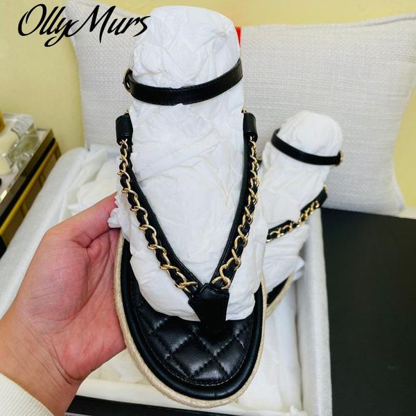 sandals ollymurs women fisherman shoes chain decor genuine leather flip-flop ankle strap for, Black
sandals ollymurs women fisherman shoes chain decor genuine leather flip-flop ankle strap for, Black