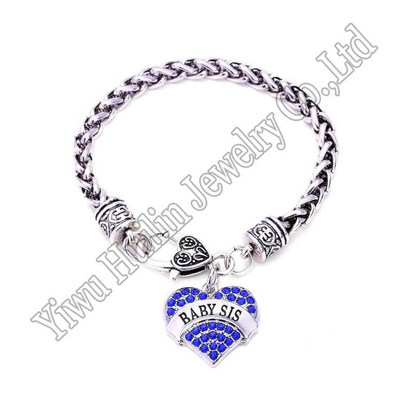 charm bracelets baby sis heart shaped crystal inlay bracelet for women charms jewelry, Golden;silver
charm bracelets baby sis heart shaped crystal inlay bracelet for women charms jewelry, Golden;silver
