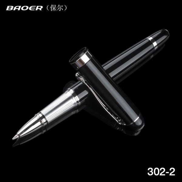 gel pens baoer rollerball pen fountain 0.5mm metal silver clip black luxury business office gift for lover
gel pens baoer rollerball pen fountain 0.5mm metal silver clip black luxury business office gift for lover
