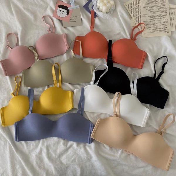 bras quality no rims underwear together girl non-trace breathable bra students chest wireless intimate push, Red;black
bras quality no rims underwear together girl non-trace breathable bra students chest wireless intimate push, Red;black