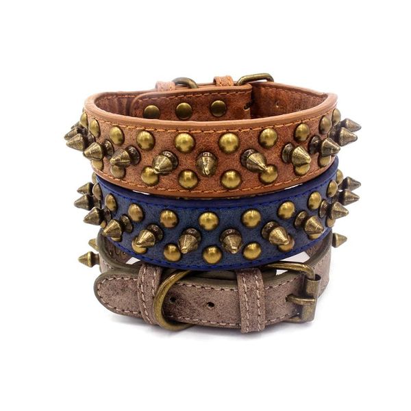 dog collars & leashes durable pet collar for large dogswholesale custom leather spiked with rivet
dog collars & leashes durable pet collar for large dogswholesale custom leather spiked with rivet