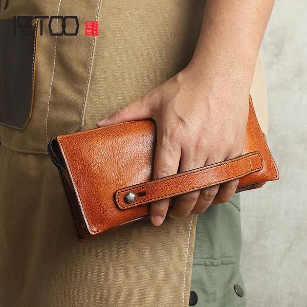 wallets aetoo vintage leather handmade long wallet, first layer mobile phone bag, large-capacity multi-card wallet, Red;black
wallets aetoo vintage leather handmade long wallet, first layer mobile phone bag, large-capacity multi-card wallet, Red;black