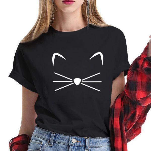 women's t-shirt female tshirts cute cat print oversized 2021 summer short sleeve cotton soft streetwear tee fashion loose graphic t sh, White
women's t-shirt female tshirts cute cat print oversized 2021 summer short sleeve cotton soft streetwear tee fashion loose graphic t sh, White