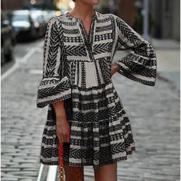 casual dresses mandylandy loose sweet dress digital printing mid-length long sleeve shirt for women fashion mini, Black;gray
casual dresses mandylandy loose sweet dress digital printing mid-length long sleeve shirt for women fashion mini, Black;gray