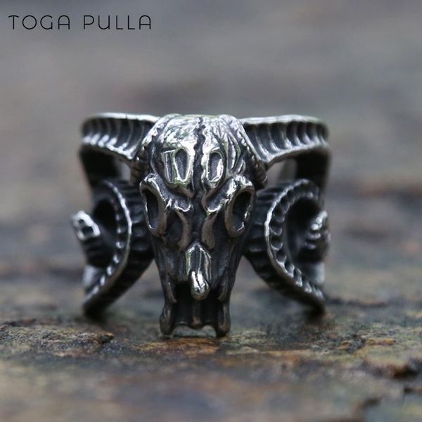 cluster rings domineering retro stainless steel satan baphomet goat ring cool motorcycle biker adjustable opening men animal jewelry, Golden;silver
cluster rings domineering retro stainless steel satan baphomet goat ring cool motorcycle biker adjustable opening men animal jewelry, Golden;silver