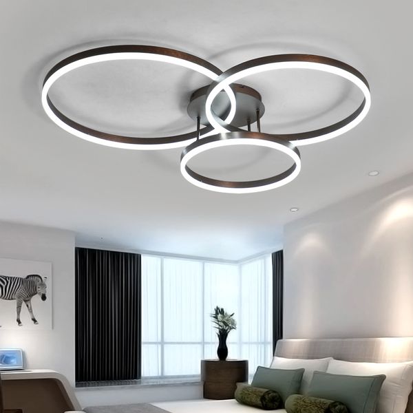 2021 new moderna led ceiling lights in the brown fashion industrial lamp chandeliers for living room kitchen xy1z