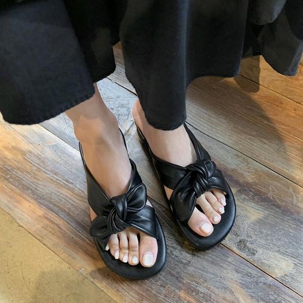 slippers 2021 summer flat-bottom flat with open-toed bow, super soft and light, Black
slippers 2021 summer flat-bottom flat with open-toed bow, super soft and light, Black