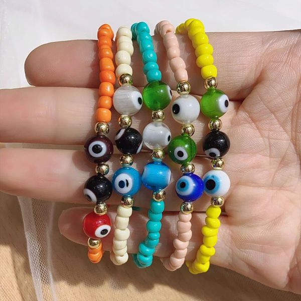charm bracelets moloye 2021 bohemian style colored glass millet beads personality bracelet fashion ethnic eyes handmade beaded, Golden;silver
charm bracelets moloye 2021 bohemian style colored glass millet beads personality bracelet fashion ethnic eyes handmade beaded, Golden;silver