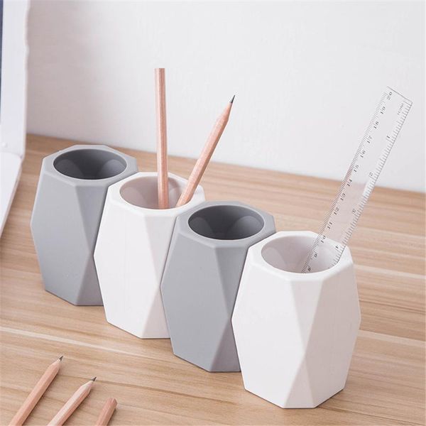 pencil cases silicone round pen holder geometric stand deskstorage case box desk office organizer stationery gifts for students
pencil cases silicone round pen holder geometric stand deskstorage case box desk office organizer stationery gifts for students