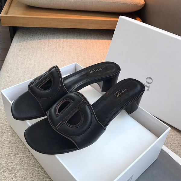 new d family cd letter hollowed out one line slippers wear pig nose leisure beach thick heel sandals women ysj, Black
new d family cd letter hollowed out one line slippers wear pig nose leisure beach thick heel sandals women ysj, Black