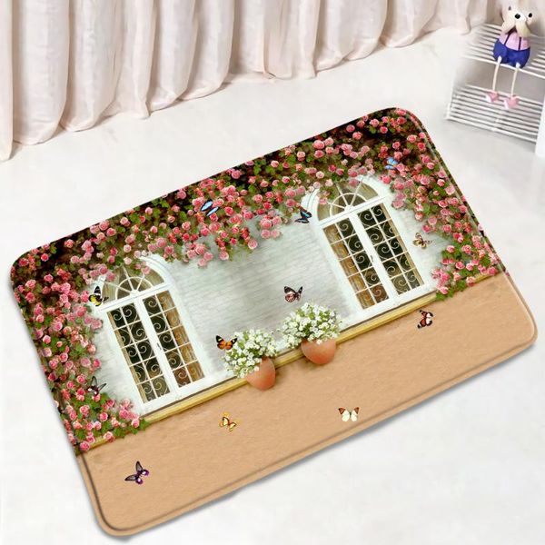 bath mats retro flower window mat european style rose anti slip entrance door pad water absorbent kitchen bedroom rug bathroom
bath mats retro flower window mat european style rose anti slip entrance door pad water absorbent kitchen bedroom rug bathroom