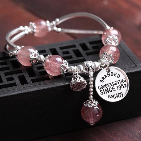 charm bracelets 925 sterling silver bracelet for women's strawberry crystal single circle peach pollen temperament jewelry, Golden;silver
charm bracelets 925 sterling silver bracelet for women's strawberry crystal single circle peach pollen temperament jewelry, Golden;silver