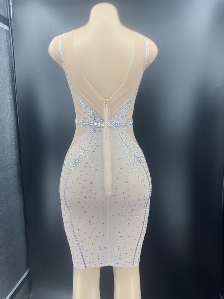 stage shining mesh transparent silver rhinestones dress see through sleeveless crystals stretch dress celebrate dress, Black;red
stage shining mesh transparent silver rhinestones dress see through sleeveless crystals stretch dress celebrate dress, Black;red
