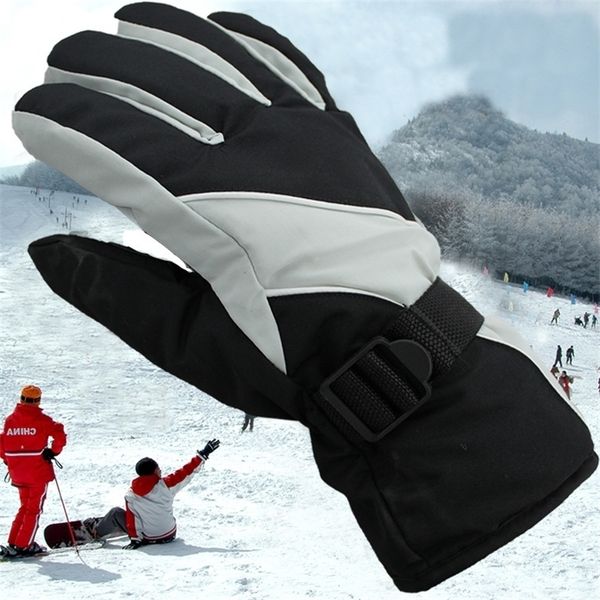 winter warm gloves space cotton men's windproof riding outdoor skiing, Black 
winter warm gloves space cotton men's windproof riding outdoor skiing, Black