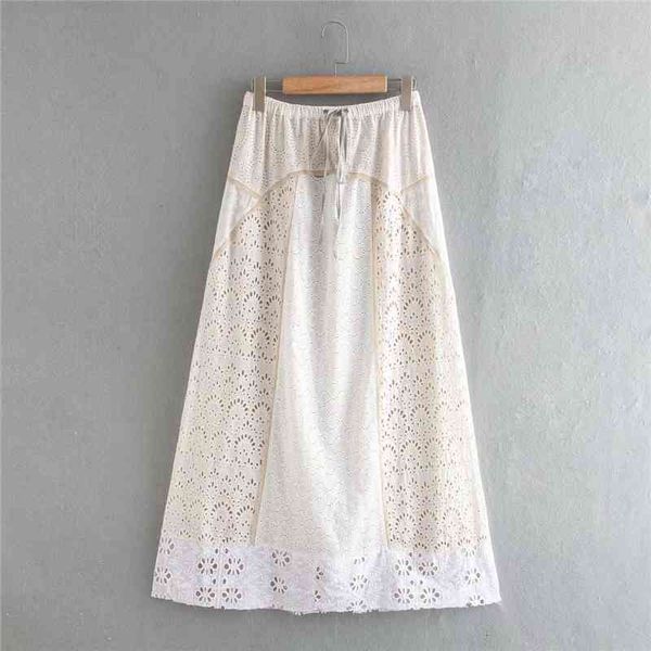 skirts summer sweet lady fashion floral embroidery patchwork cotton skitrs women's elegant high waist hollow out long skirt femme, Black
skirts summer sweet lady fashion floral embroidery patchwork cotton skitrs women's elegant high waist hollow out long skirt femme, Black