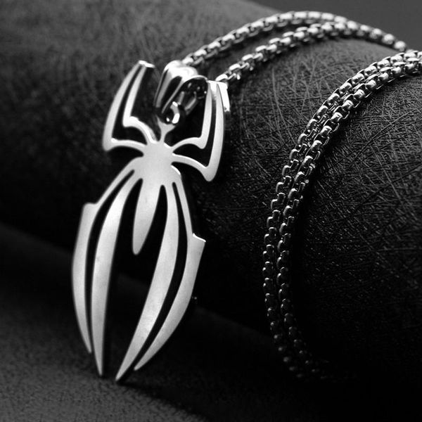 pendant necklaces fashion titanium steel spider stainless clothes accessories, Silver
pendant necklaces fashion titanium steel spider stainless clothes accessories, Silver