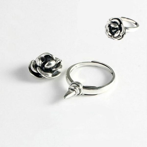 cluster rings anti-rape rotation roses index finger ring protection for women, Golden;silver
cluster rings anti-rape rotation roses index finger ring protection for women, Golden;silver