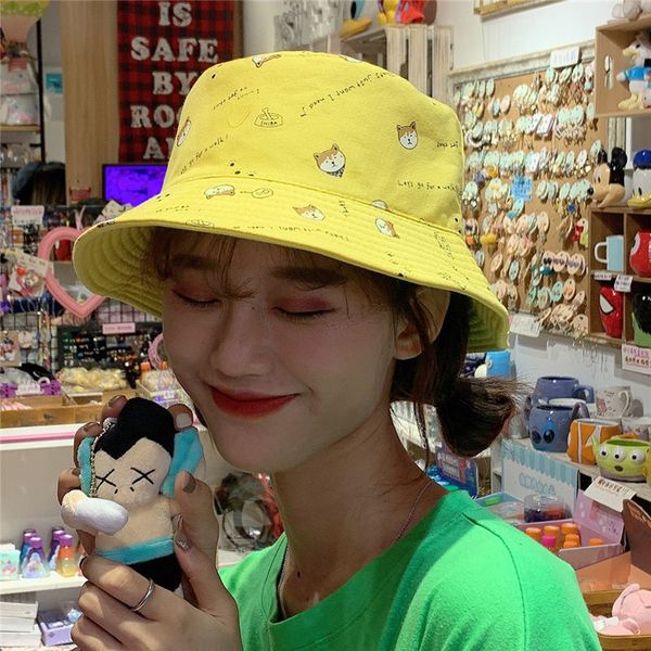 hat girl summer versatile casual fisherman's hat fashion sweet cute
