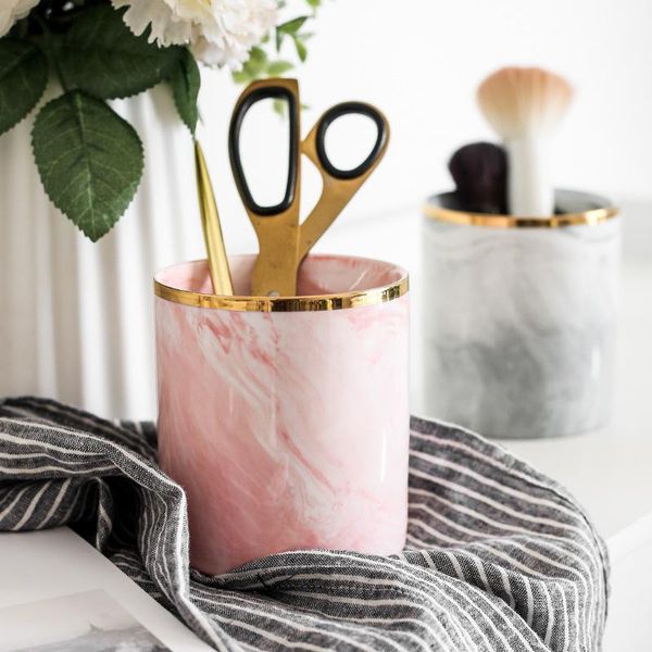 bathroom storage & organization nordic marble makeup brush bottles minimalist creative ins style jars porcelain ceramic pen holder desktop
bathroom storage & organization nordic marble makeup brush bottles minimalist creative ins style jars porcelain ceramic pen holder desktop