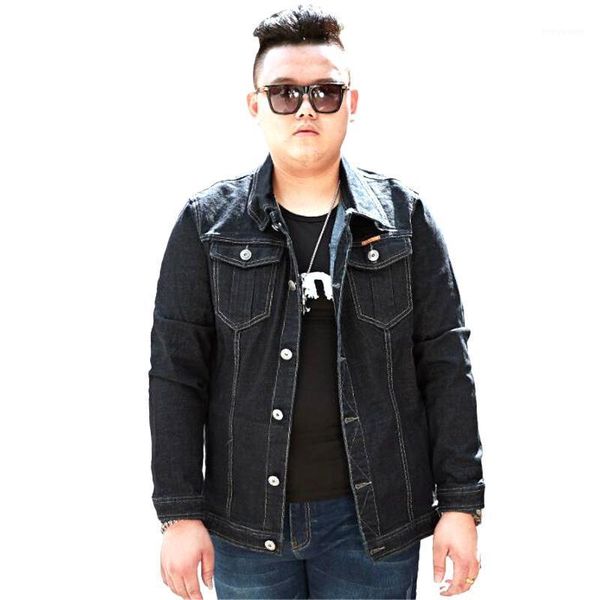 men's jackets fat denim jacket men blue black stretch jeans coats plus size 8xl spring autumn casual loose streetwear cotton soft outer, Black;brown
men's jackets fat denim jacket men blue black stretch jeans coats plus size 8xl spring autumn casual loose streetwear cotton soft outer, Black;brown