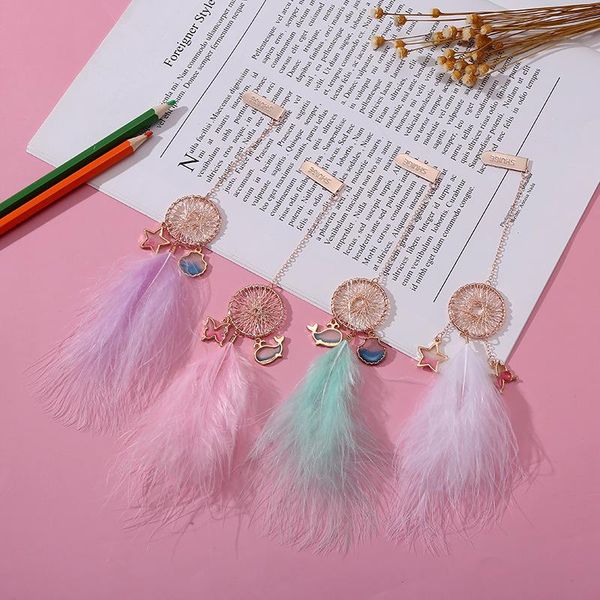 bookmark 1pcs dreamcatcher feather multicolor pendant book mark metal hollow page folder learning stationery school office
bookmark 1pcs dreamcatcher feather multicolor pendant book mark metal hollow page folder learning stationery school office