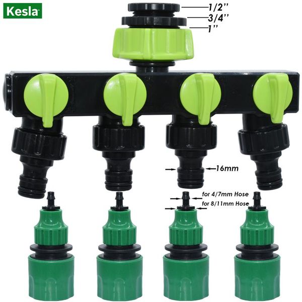 kesla greenhouse watering drip irrigation 4-way tap hose splitter fit 4/7 & 8/11mm tube pipe quick connector garden farm balcony
kesla greenhouse watering drip irrigation 4-way tap hose splitter fit 4/7 & 8/11mm tube pipe quick connector garden farm balcony