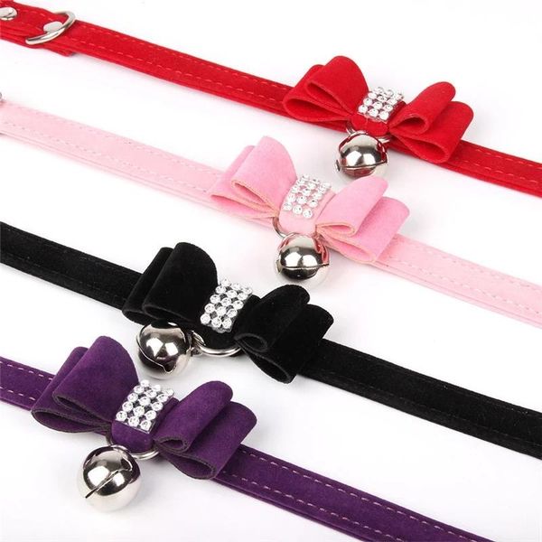 dog collars & leashes pet cat collar rhinestone with bell kitten velvet bow tie safety elastic 4 colors nice dogs cats supplier
dog collars & leashes pet cat collar rhinestone with bell kitten velvet bow tie safety elastic 4 colors nice dogs cats supplier