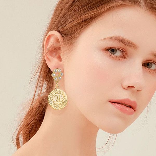 dangle & chandelier fashion statement unusual gold drop earrings for women vintage geometric portrait coin female 2021 trend jewelry, Silver
dangle & chandelier fashion statement unusual gold drop earrings for women vintage geometric portrait coin female 2021 trend jewelry, Silver
