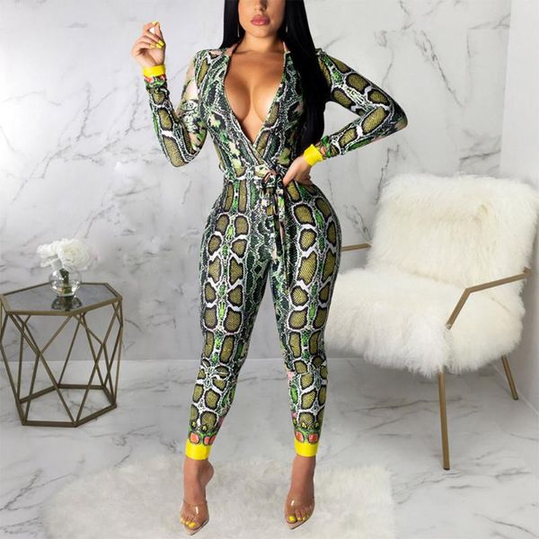 women's jumpsuits & rompers fadzeco bodycon deep v neck long sleeve snakeskin print one piece outfits party, Black;white
women's jumpsuits & rompers fadzeco bodycon deep v neck long sleeve snakeskin print one piece outfits party, Black;white