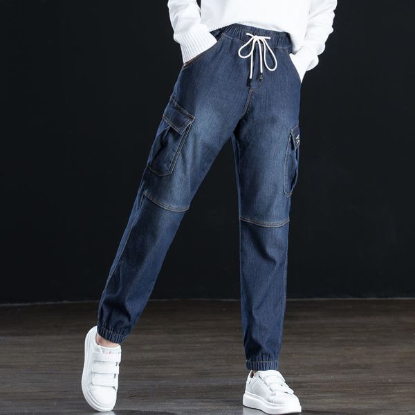 new brim alta calas de carga feminina solta 2021 outono inverno veludo elstico na cintura harem jeans ymw1, Blue
new brim alta calas de carga feminina solta 2021 outono inverno veludo elstico na cintura harem jeans ymw1, Blue