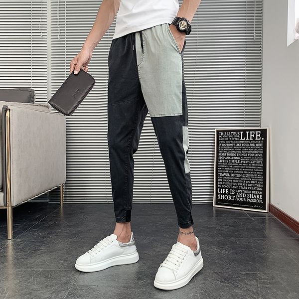 Summer 2021 New Fashion Men Streetwear Denim Shredded Hip Hop Thin Suit of Brem Pants Men's PNSS, Blue
Summer 2021 New Fashion Men Streetwear Denim Shredded Hip Hop Thin Suit of Brem Pants Men's PNSS, Blue