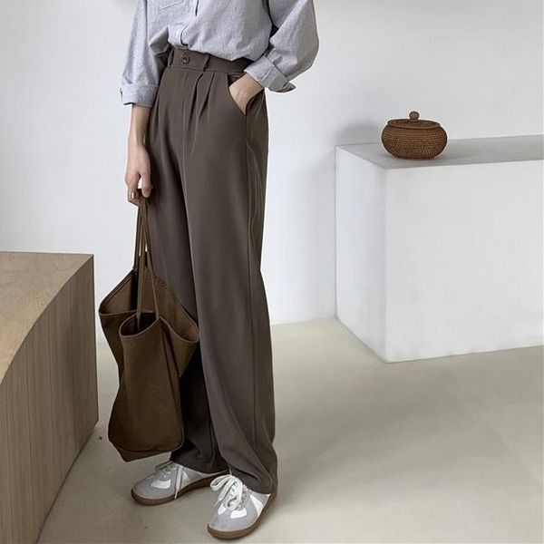 women's pants & capris hanging up suit fabric super thin autumn winter wide leg straight loose black floor mops, Black;white
women's pants & capris hanging up suit fabric super thin autumn winter wide leg straight loose black floor mops, Black;white
