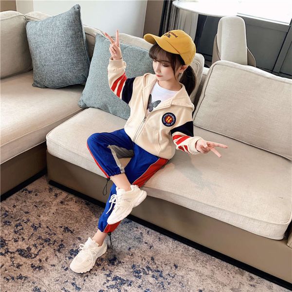 2020 autumn new wear children's men suit and women's color matching leisure two piece sportswear fashion, White
2020 autumn new wear children's men suit and women's color matching leisure two piece sportswear fashion, White