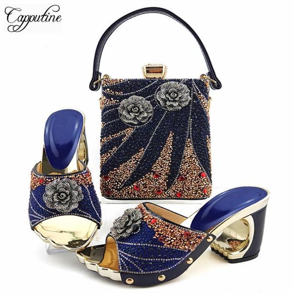 dress shoes fashion 2021 elegant italian rhinestones with matching bags set african and bag to match for party, Black
dress shoes fashion 2021 elegant italian rhinestones with matching bags set african and bag to match for party, Black