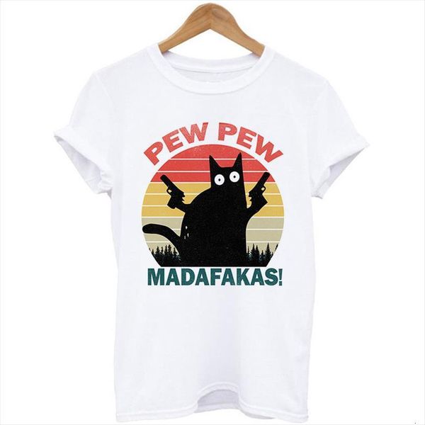 and women murderous black cat men t shirts womens with gun halloween print summer fashion short sleeved girl drop ship, White;black
and women murderous black cat men t shirts womens with gun halloween print summer fashion short sleeved girl drop ship, White;black