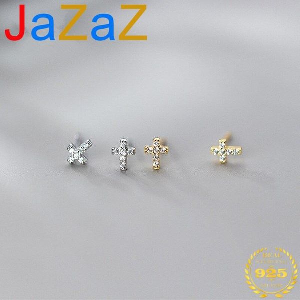 stud a00014 genuine 100% 925 sterling silver cross earrings for women cute punk inlaid crystal zircon brincos wholesale, Golden;silver
stud a00014 genuine 100% 925 sterling silver cross earrings for women cute punk inlaid crystal zircon brincos wholesale, Golden;silver