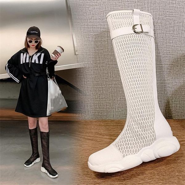 boots pxelena 2021 summer knee high mesh women flat platform breathable glaldiator sandals punk goth shoes zip black white 34-45
boots pxelena 2021 summer knee high mesh women flat platform breathable glaldiator sandals punk goth shoes zip black white 34-45
