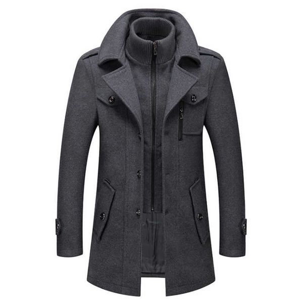 men wool blends coats autumn winter solid color cold resistant men woolen overcoat double collar casual trench coat male 211011, Tan;black
men wool blends coats autumn winter solid color cold resistant men woolen overcoat double collar casual trench coat male 211011, Tan;black