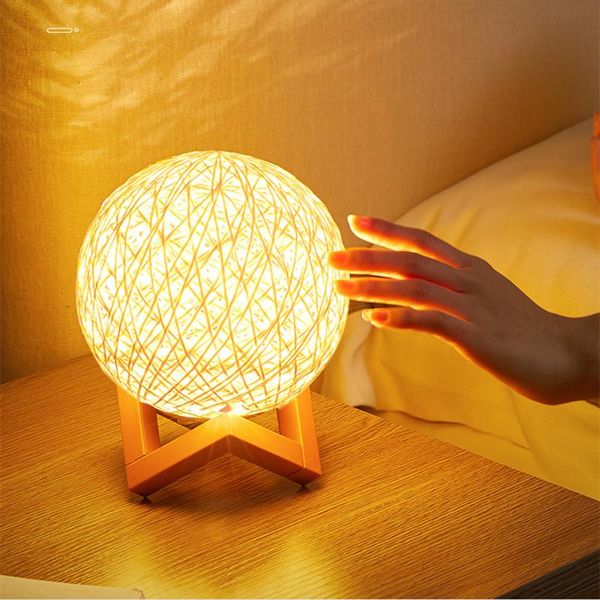night lights 3d rattan ball moon lamp stepless dimming projector sky led children's for home bedroom decor christmas gifts
night lights 3d rattan ball moon lamp stepless dimming projector sky led children's for home bedroom decor christmas gifts