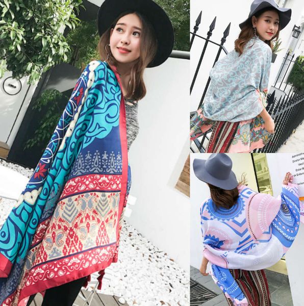 summer seaside sunscreen shawl qinghai travel cotton hemp women's p beach towel long scarf new, Blue;black
summer seaside sunscreen shawl qinghai travel cotton hemp women's p beach towel long scarf new, Blue;black