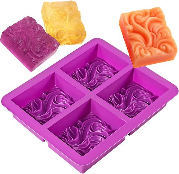 craft tools 3d ocean wave soap mold handmade cake 4-cavity soft silicone molds for diy plaster essential oil
craft tools 3d ocean wave soap mold handmade cake 4-cavity soft silicone molds for diy plaster essential oil