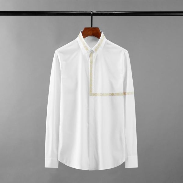 men's casual shirts cotton male long sleeve lace embroidery mens dress fashion slim fit man 4xl, White;black
men's casual shirts cotton male long sleeve lace embroidery mens dress fashion slim fit man 4xl, White;black