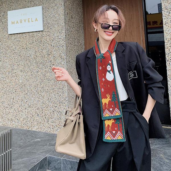 scarves fashion cartoon print wool knitted scarf for women winter warm neck scarfs ladies 10*150cm long kerchief christmas, Blue;gray
scarves fashion cartoon print wool knitted scarf for women winter warm neck scarfs ladies 10*150cm long kerchief christmas, Blue;gray