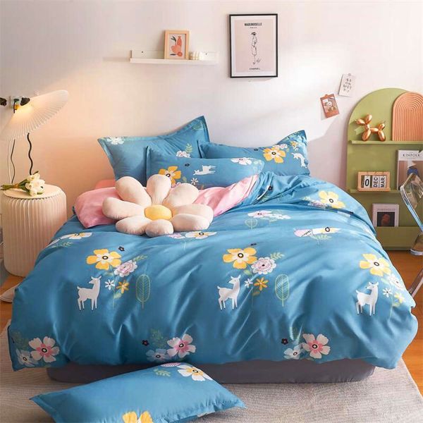 nantong home textile spring and summer small floral printing student three piece quilt sheet set four bedding
nantong home textile spring and summer small floral printing student three piece quilt sheet set four bedding
