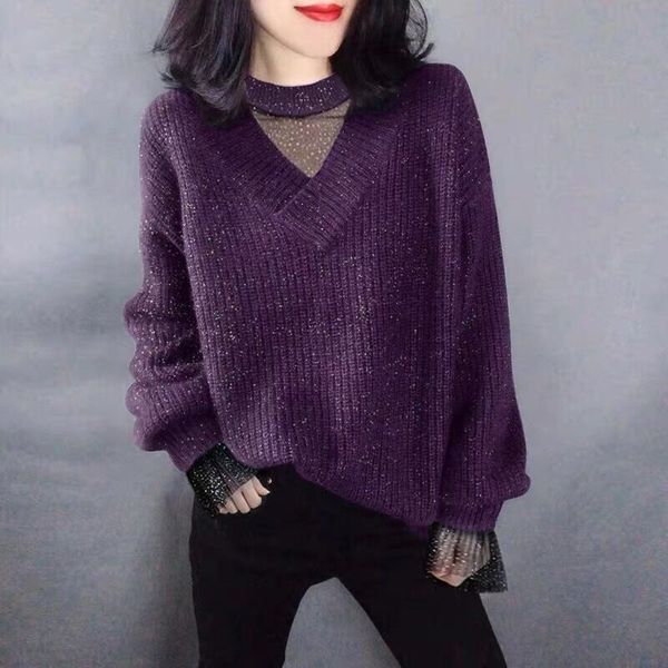 women 2021 autumn winter new long sleeve bottoming pullover female soft knitted sweater casual warm jumper a536o05z, White;black
women 2021 autumn winter new long sleeve bottoming pullover female soft knitted sweater casual warm jumper a536o05z, White;black