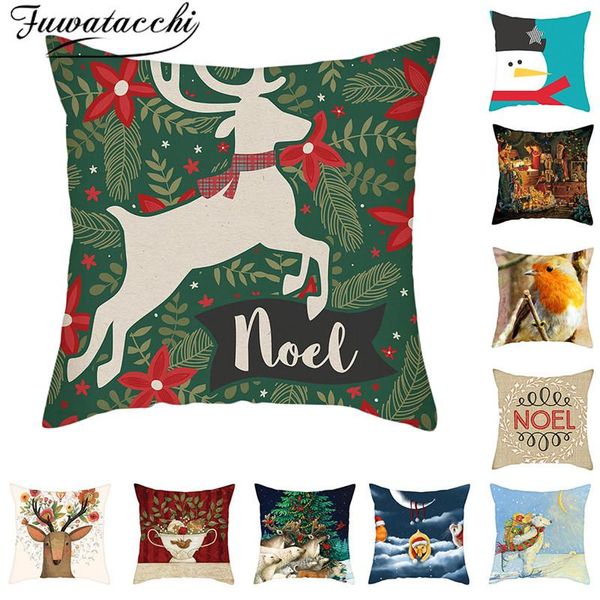 pillow case fuwatacchi cartoon sltye cushion cover christmas series home decorative colorful for sofa car bed seat
pillow case fuwatacchi cartoon sltye cushion cover christmas series home decorative colorful for sofa car bed seat