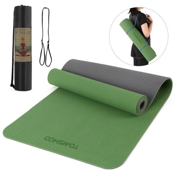 tomshoo 72.05Ã24.01in portable double dual-colored yoga mat thicken sports mat anti-slip exercise for fitness workouts
tomshoo 72.05Ã24.01in portable double dual-colored yoga mat thicken sports mat anti-slip exercise for fitness workouts