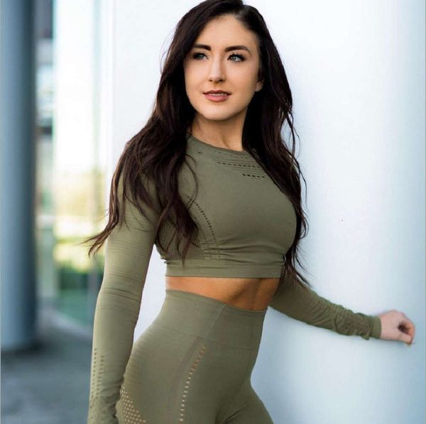 tight skirt trousers navel seamless elastic yoga jacket mesh fitness female suit designer, Gray
tight skirt trousers navel seamless elastic yoga jacket mesh fitness female suit designer, Gray