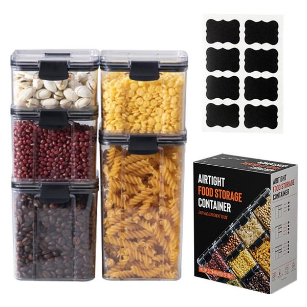 storage bottles & jars 3/4/5pcs set airtight can food container grape plastic transparent sealed multigrain canister containers
storage bottles & jars 3/4/5pcs set airtight can food container grape plastic transparent sealed multigrain canister containers